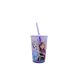  China factory plastic water bottle  plastic  juicy bottle with straw